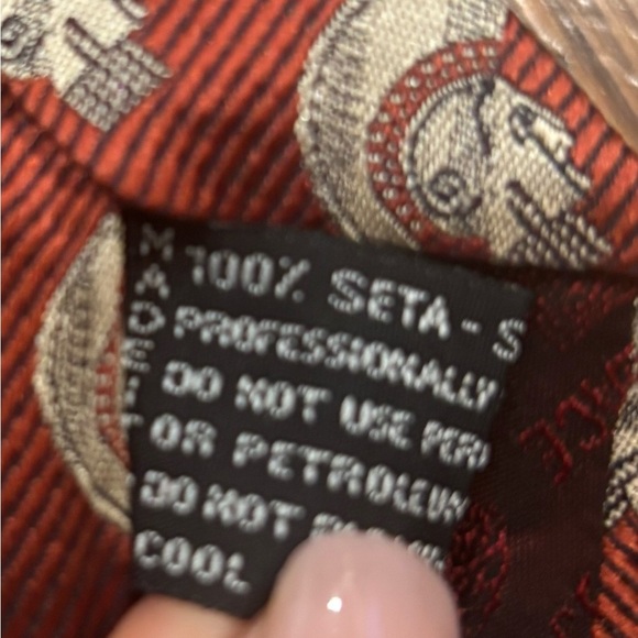 Vintage Gianni Versace Silk Medusa Designer Logo Men’s Neck Tie Made In Italy - Picture 6 of 7